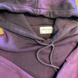 Cotton Citizen oversized hoodie plum Small NWT